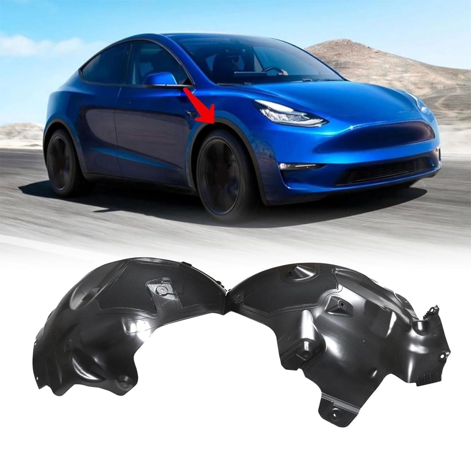 Купити 1492614CHA Tesla Motors Підкрилок передній правий